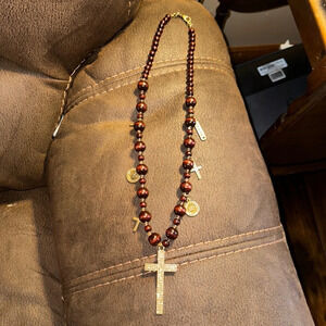 Sisi Amber bead necklace